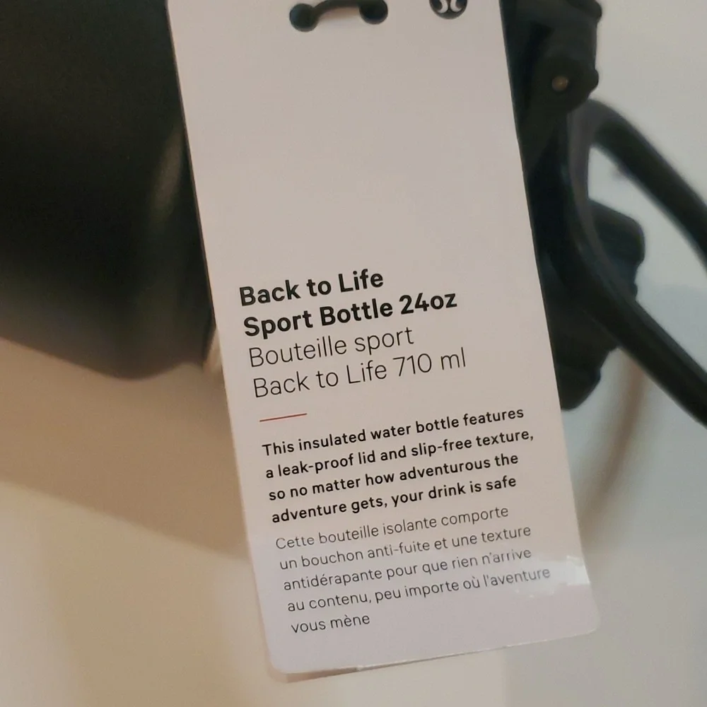 NWT Back to Life Tumbler 24oz Black.